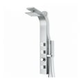 thumbnail image 1 of Sans Series 40 in. 3-Jetted Full Body Shower Panel Tower in Brushed Steel with Heavy Rain Showerhead and Spray Wand, 1 of 12