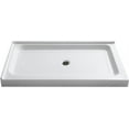 thumbnail image 1 of Anzzi Port Series 36" X 48" Double Threshold Shower Base - White, 1 of 8