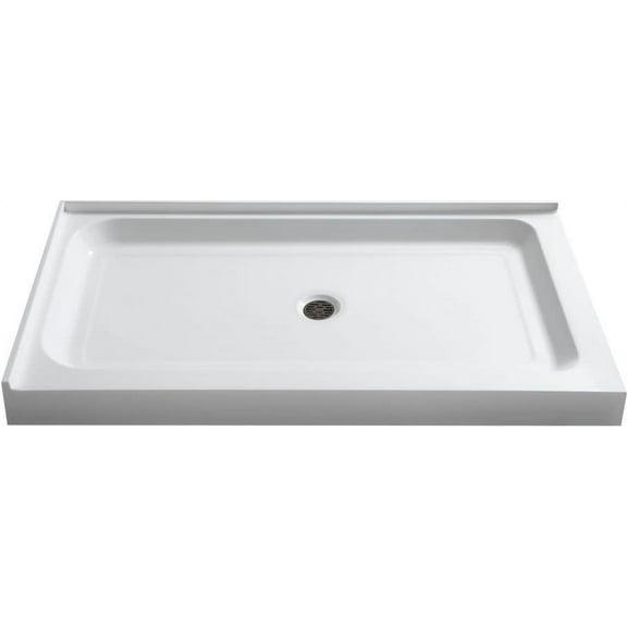 Anzzi Port Series 36" X 48" Double Threshold Shower Base - White
