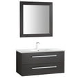 thumbnail image 1 of Anzzi V-CQC006-39 20 x 39 x 18 in. Conques Bathroom Vanity Set, Rich Umber, 1 of 5