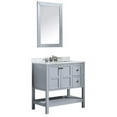 thumbnail image 1 of Anzzi V-MGG013-36 35.75 x 36 x 22 in. Montaigne Bathroom Vanity Set, Rich Gray, 1 of 5