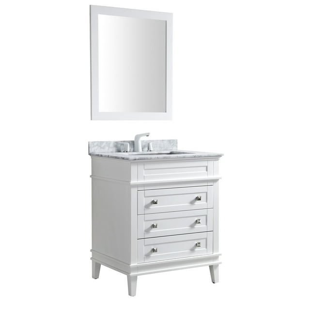 Anzzi V-WKG-30 White Wineck 30" Single Vanity Set