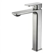 Anzzi Vibra Single Hole Single-Handle Bathroom Sink Faucet - Brushed Nickel