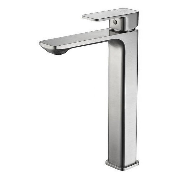 Anzzi L-Az103 Vibra 1.2 GPM Single Hole Bathroom Faucet - Nickel