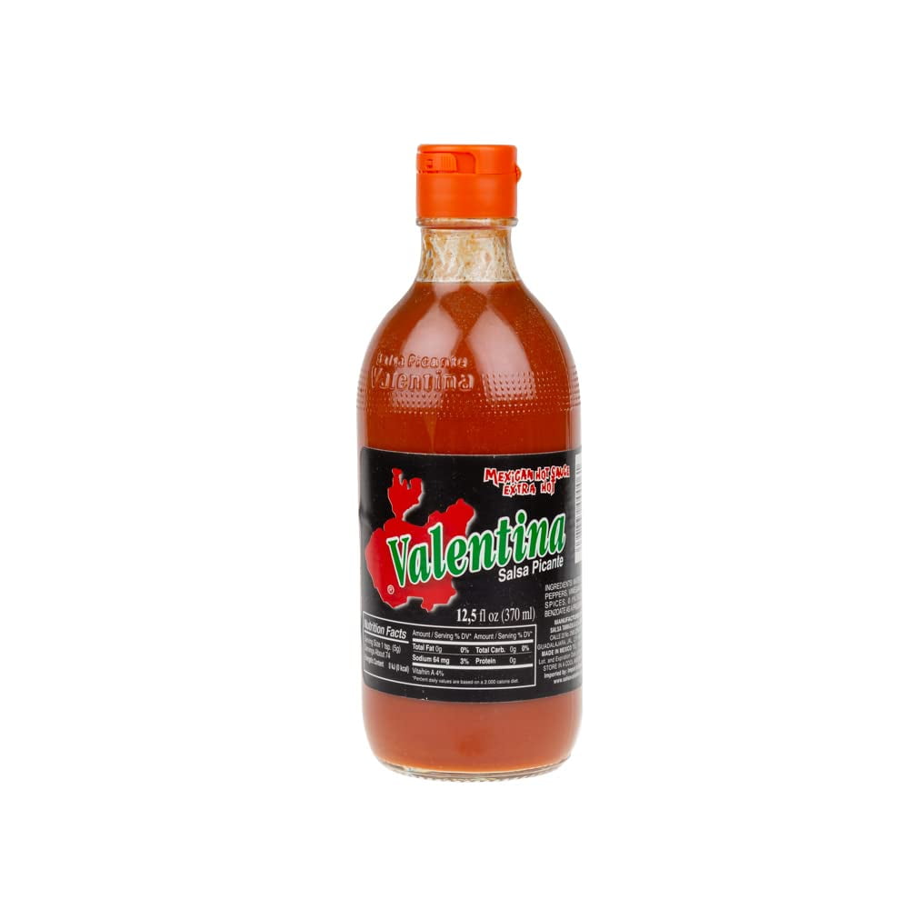 Ao Brds Valentina Salsa Picante Extra Hot Sauce, 12.5 Fl Oz (Pack of 8)