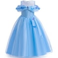 thumbnail image 1 of AoDai Deluxe Cinderella Butterfly Princess Dress Up Costume for Girls, 1 of 6