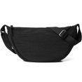 thumbnail image 1 of AoDai Leisure crossbody bag - A lightweight, pleated fabric shoulder bag for daily use. Large capacity underarm bag for regular outings., 1 of 8