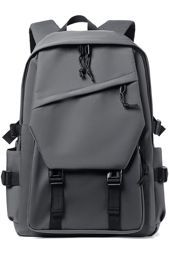 Men's and Women's Universal Simple Style Backpack - Large Capacity with Multiple Dividers, Waterproof Dual-Shoulder Bag, Suitable for Students, Commuting, Travel, Business and Leisure Use