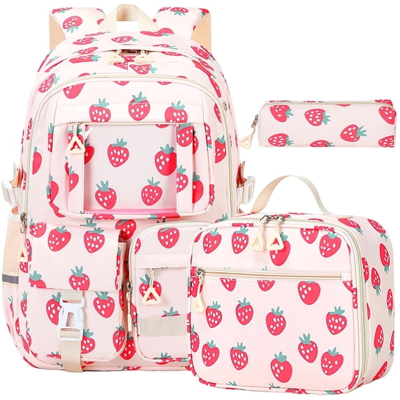 AoDai School Backpacks for Teens 3PCS Set Middle School Bookbag Students Lightweight Durable Casual Outdoor Daypack College