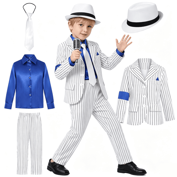 AoDai Superstar Five-Piece Clothing Set, suitable for birthday parties, casual cosplay gatherings, etc.