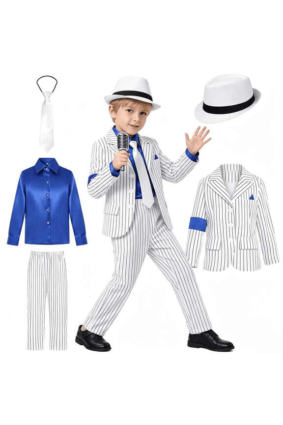 Superstar Five-Piece Clothing Set, suitable for birthday parties, casual cosplay gatherings, etc.