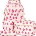 thumbnail image 1 of AoDai Three-piece schoolbag set for teenagers, middle school student backpack, lightweight and durable, casual outdoor backpack, 1 of 8