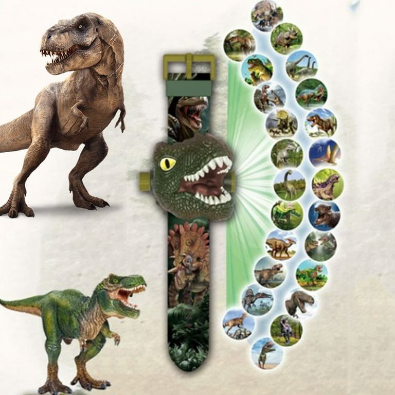 AoHao Kids Dinosaur Projection Watch Cartoon Dinosaur Pattern
