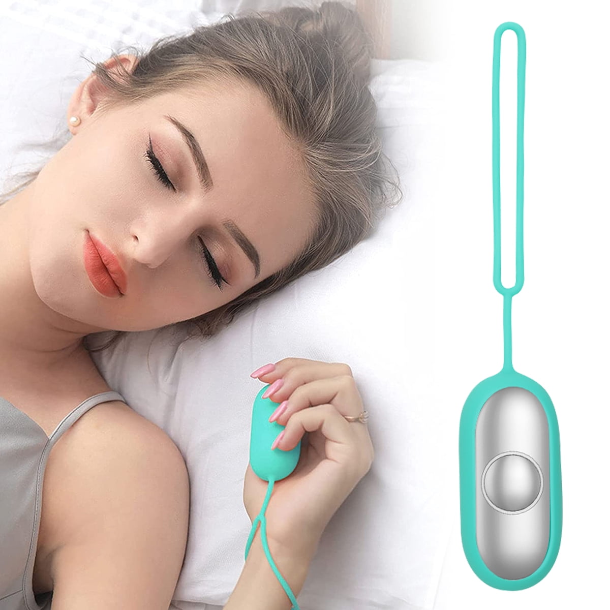 Ghojet Sleep Aid Machine Handheld Insomnia Device USB Rechargeable Hypnosis Instrument with 500mAh Battery 5 Levels Stress Relief Stimulate Sleep Aid Hypnosis Machine for Adult Anxiety
