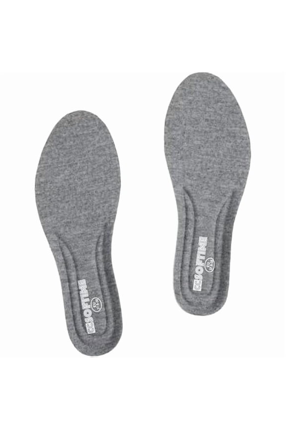 4D Cloud Insoles - Memory Foam Inserts Super Soft Ultra Comfort Shoe Insole, Shock Absorption for Feet Relief Sole Inserts for Men and Women Grey US5-5.5