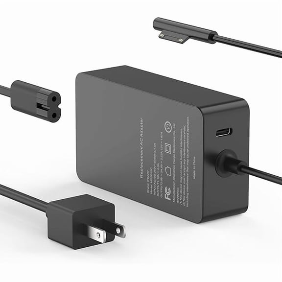 AoVoTo Laptop Charger 65W 10FT Cable Compatible with Microsoft Surface Pro, Laptop, Book, Go Series
