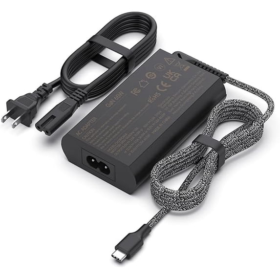 AoVoTo 65W USB C Laptop Charger GaN Fast Charging AC Adapter Compatible with Lenovo ThinkPad, Yoga, Chromebook Series