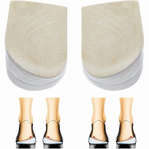 AoVoTo Corrective Insoles for Supination and Pronation, 3 Layers Adjustable Supination Pronation Insoles for Bow Legs and X-Shaped Legs, Knee Pain, Foot Alignment Foot Pains Relief