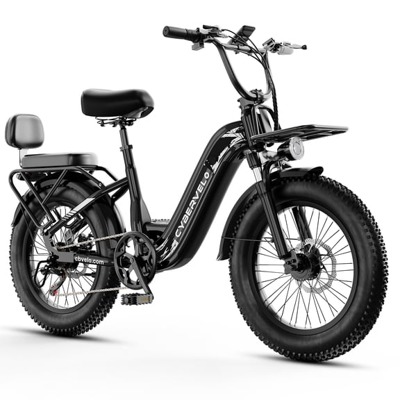 Aoango 1000W Electric Bike,48V 20AH Removable Battery EBike,Electric Bike for Adults, 20" Fat Tire ebike, Adult Electric Bikes for Commute All Terrain
