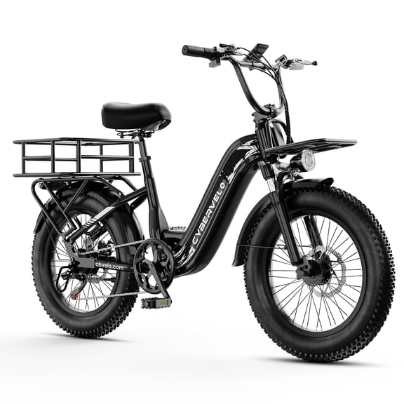 Aoango Folding Electric Bike for Adults, 750W, 48V 20Ah Removable Battery, 20" Fat Tire Ebike