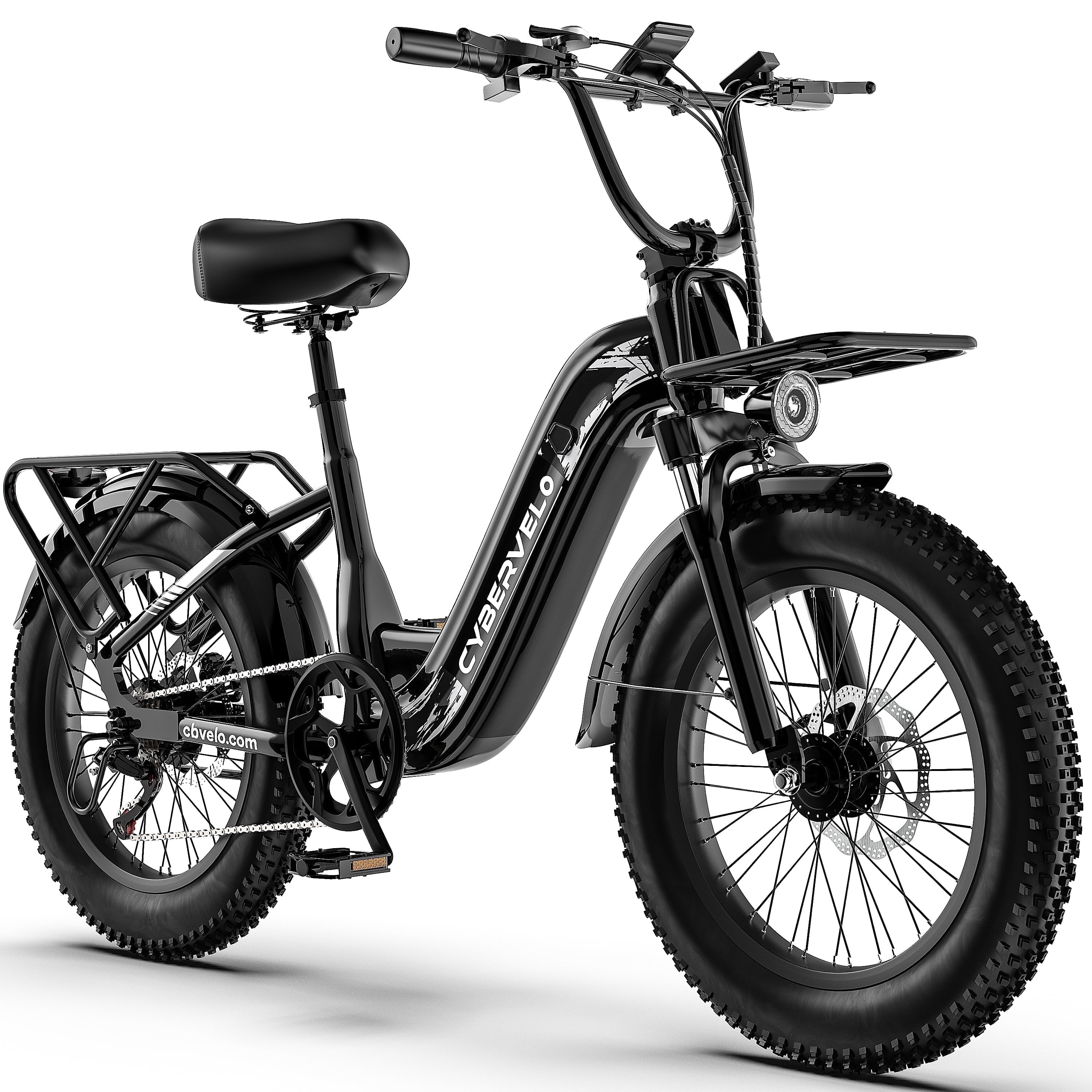 Aoango 1000W Electric Bike,48V 20AH Removable Battery EBike,Electric Bike for Adults, 20" Fat Tire ebike, Adult Electric Bikes for Commute All Terrain one year warrenty