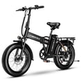 thumbnail image 1 of Aoango Folding Electric Bike for Adults, 20 inch Fat Tires Ebike, 1000W 48V 20.8AH Battery, 30+MPH 80 Miles Electric Bike for Commuter UL2849, 1 of 8