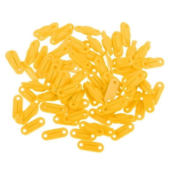 Aoanydony 100 Pcs Badminton Racket Racquet Grommets Eyelets String Accessory S Yellow L