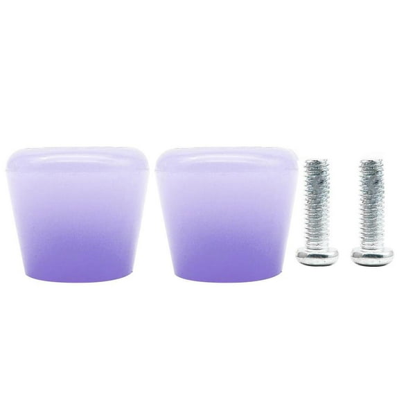 Aoanydony 2x Inline Skates Roller Brakes Block Non- for Slip Safety Stopper Purple 34x36x45.5mm