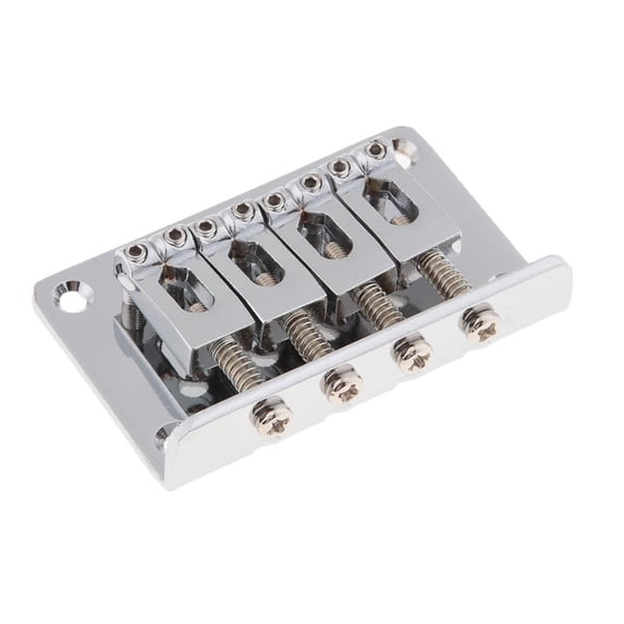 Aoanydony 60mm 4 String Electric Bass Ukulele Bass Bridge Replacement Accessories