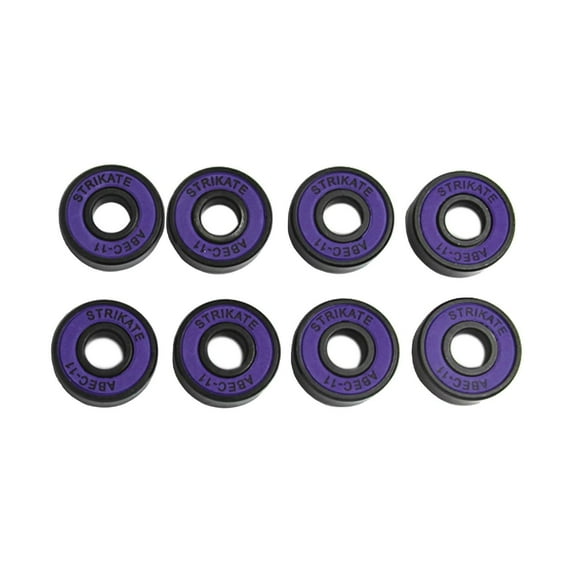 Aoanydony 8Pcs Skateboard Bearings 8mm Precision Size ABEC-11 for Longboard Purple 22mm