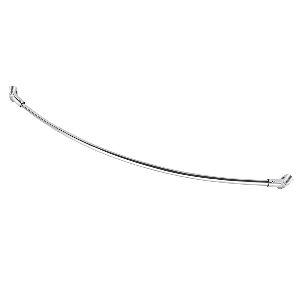 Aoanydony Adjustable Stainless Thicken Rustproof Bathroom Pole Curved