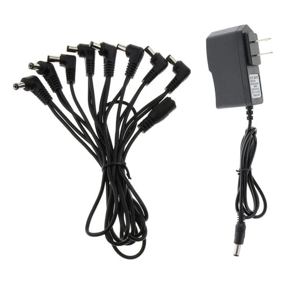 Aoanydony Guitar Effector Power Supply Adapter for Charger Cable