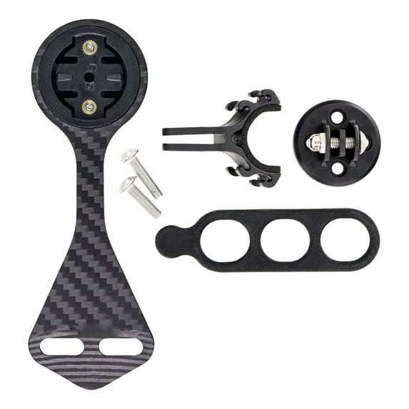 Aoanydony Out Front Mount for Bike Computer Cycling Stem Holder Camera Bracket Carbon Fiber Length 120mm