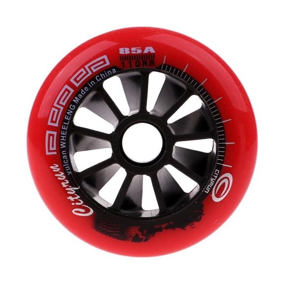 Aoanydony Speed Skating Wheels Outdoor Indoor Inline Skate Wheels Tool Red 110mm
