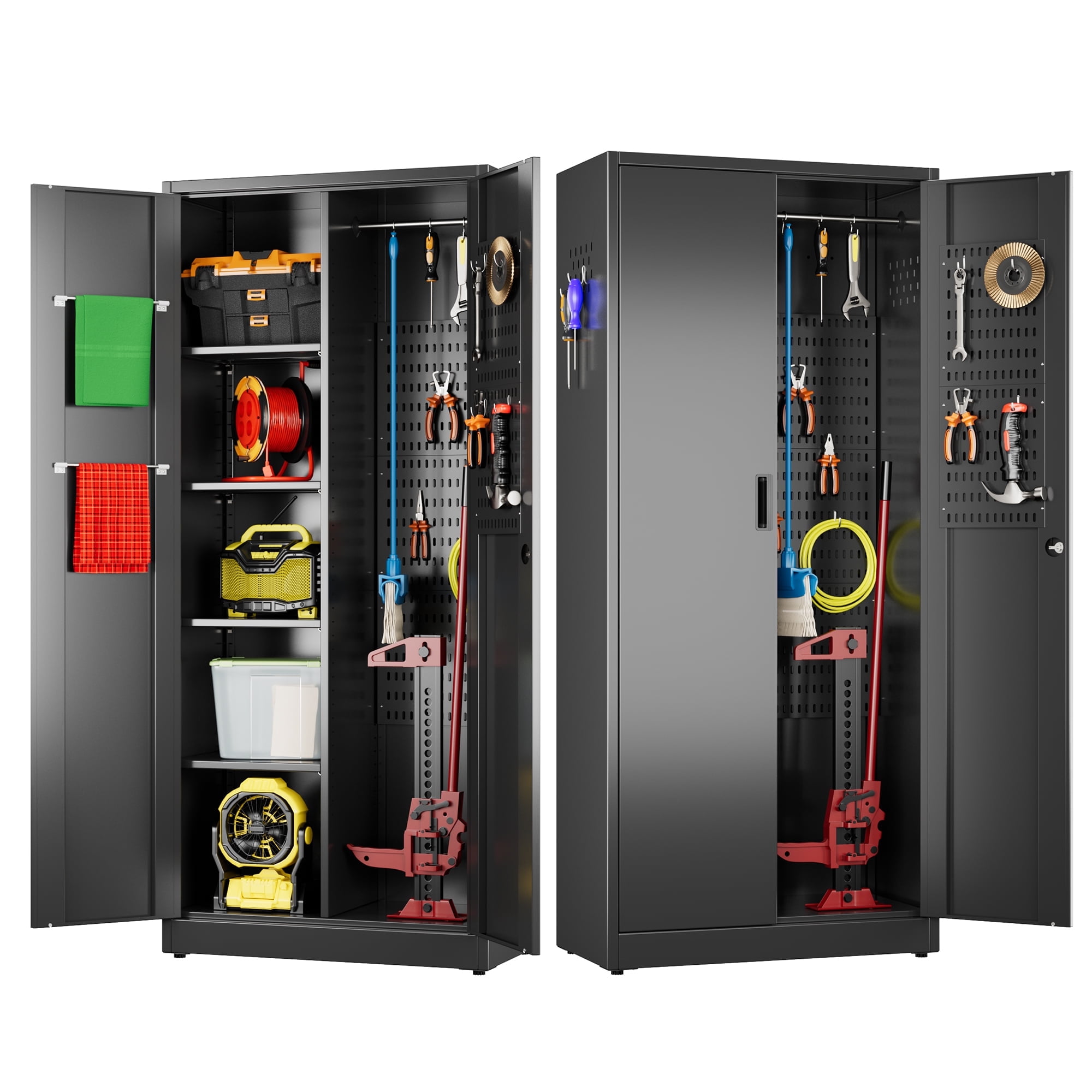 Seville Classics UltraHD 2-Piece Heavy Duty Mega Solid Steel