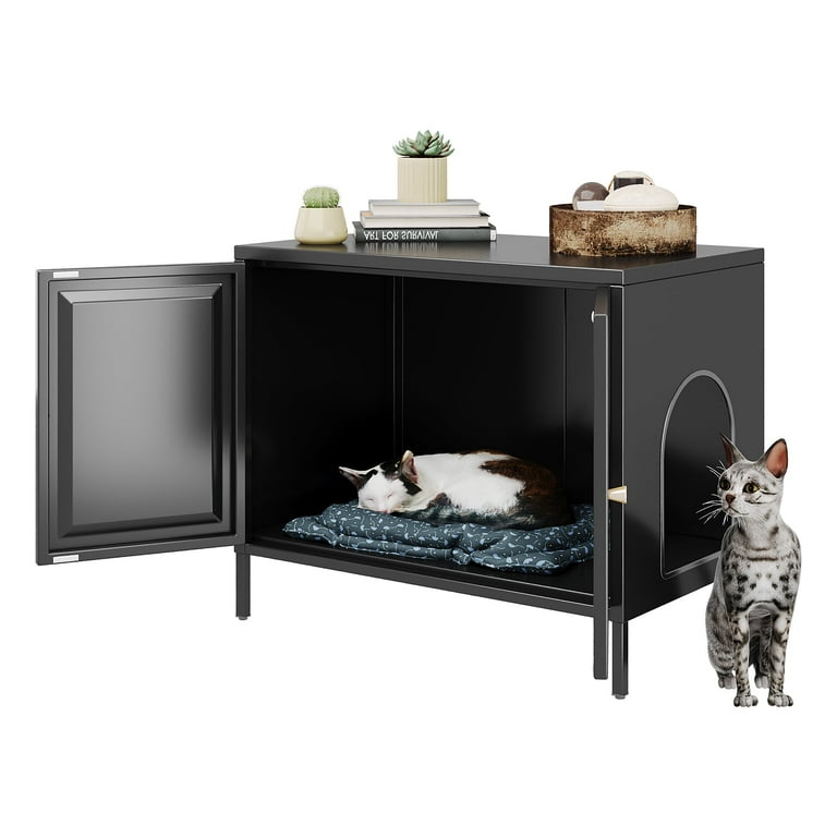Cat Supplies Cat Washroom Bench Litter Box Enclosure Aobabo Cat