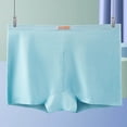 thumbnail image 1 of Aobny Blue Breathable Women's Panties Tummy Control Stretch Men Shorts No Show Cotton Ladies Underpants,L-3XL, 1 of 6