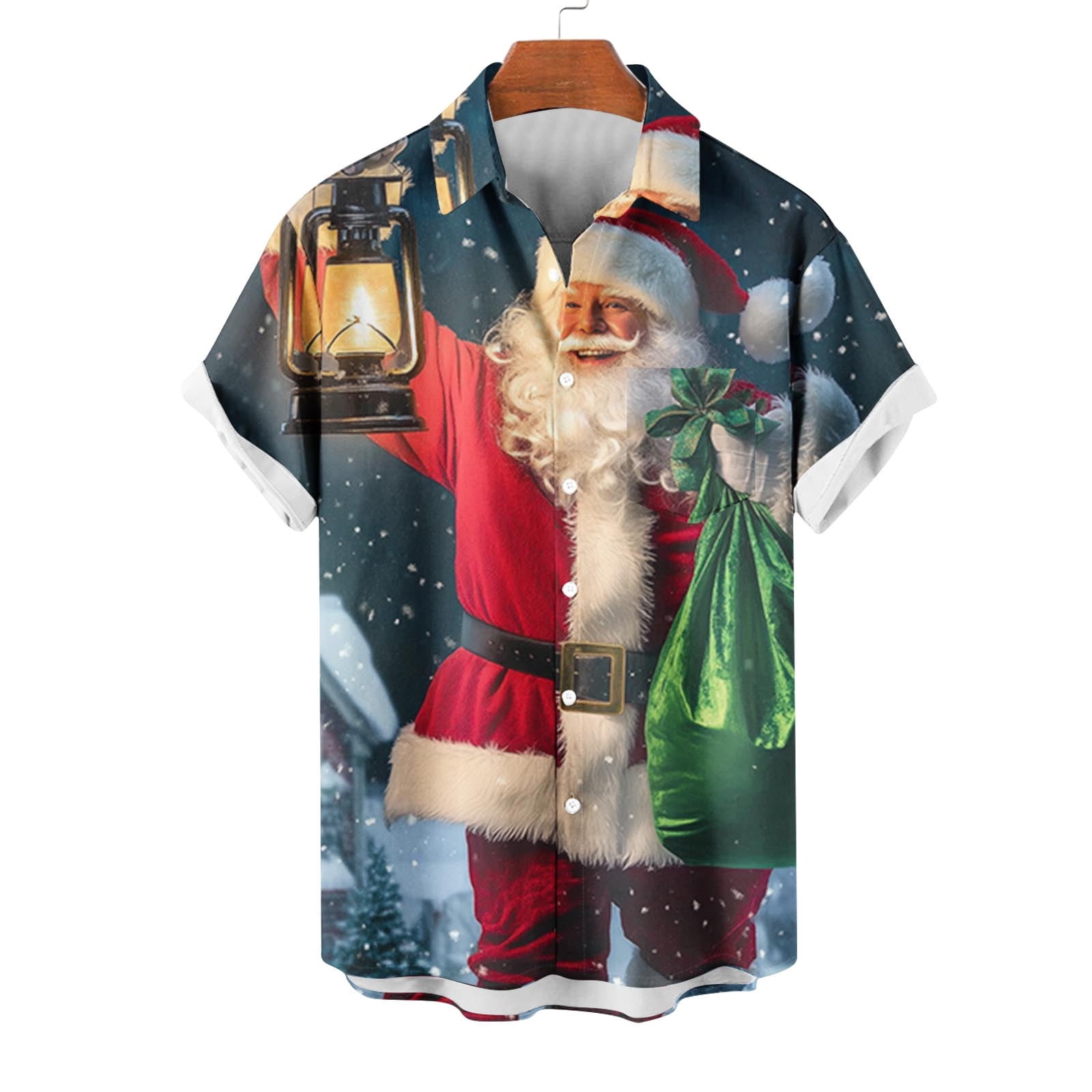 mens dress shirt christmas Shirts An original and fun Christmas present. Christmas Icons Red Men's Shirt