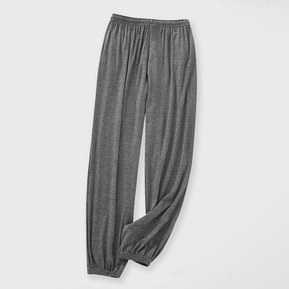 Aobny Bronze Soft Women's Pajamas Modal Plus Size Sleep Pants Solid Long Jogger Adults Pjs Cozy