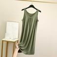 thumbnail image 1 of Aobny Cotton Pajamas for Family Green Women Plus Size Sleepwear Dress Sleeveless Long Family Matching Christmas Pajamas,XL, 1 of 5