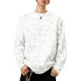 thumbnail image 1 of Aobny Crew Neck Oversized Sweatshirt Camo Hoodie White Plus Size Tops Big & Tall Athletic Shirts for Men,XXXXXL, 1 of 5