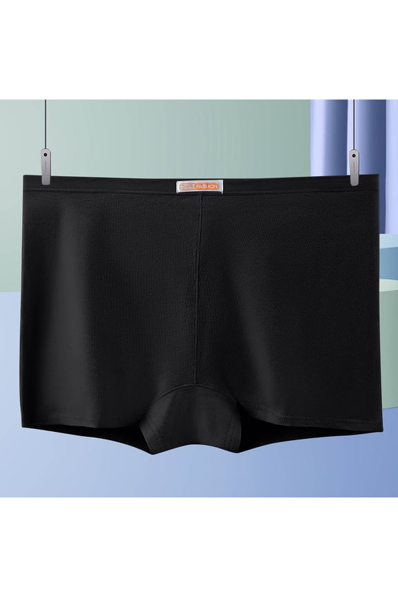 Fitted Women's Plus Panties Tummy Control Trendy Black Men Shorts No Show Cotton Underpants for Women,L-3XL