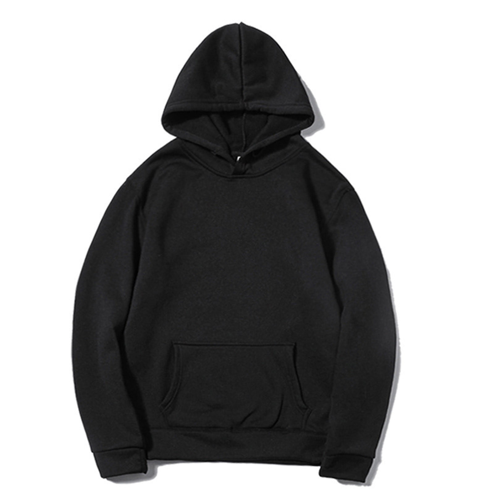 Aobny Mens Tshirts Sweatshirt Polyester Solid Clothing Big & Tall Long ...