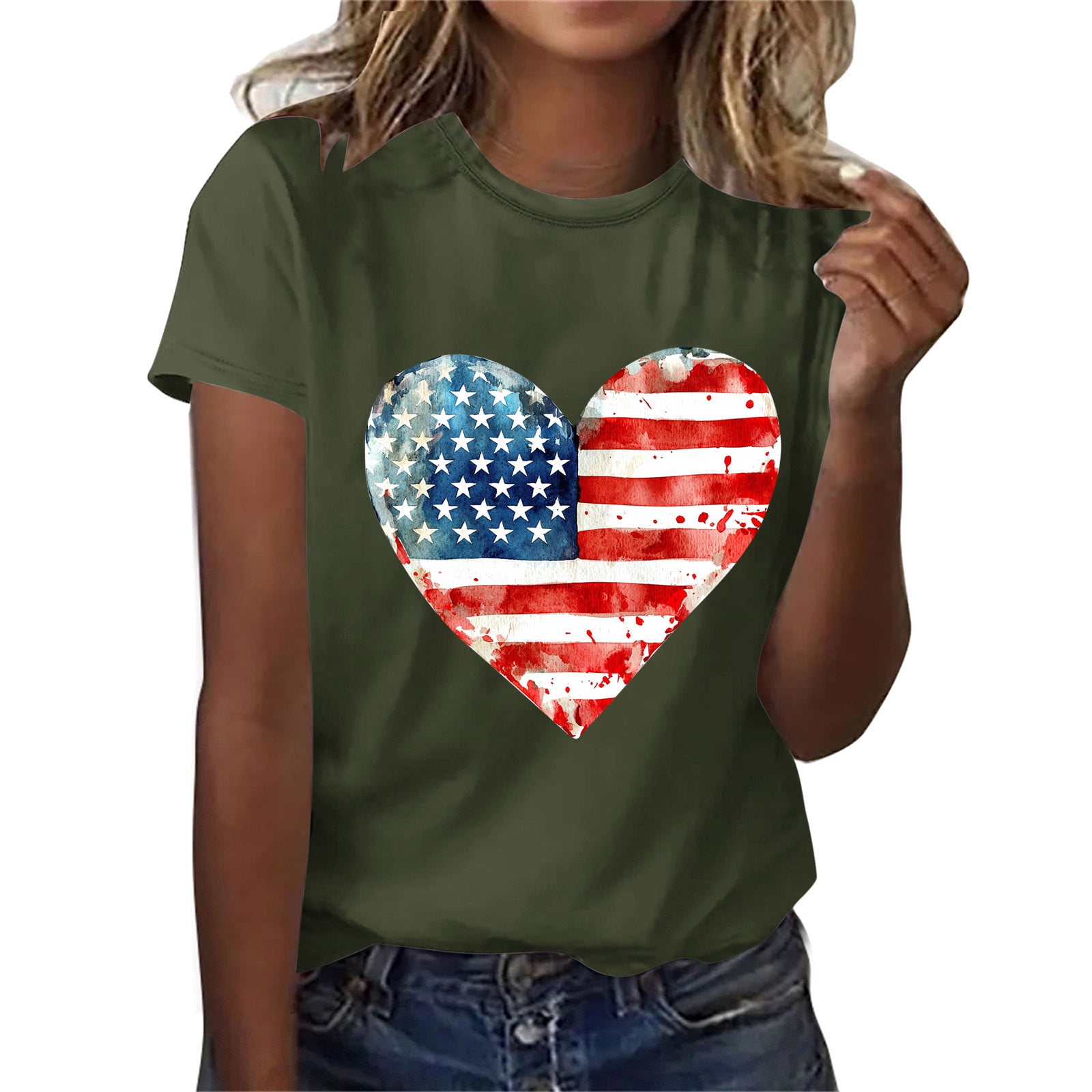 Costume National Green print shortsleeve t-shirt