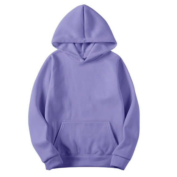 Aobny Purple Hoodie for Men Lightweight Pullover Hoodie Hooded Thin Men's Undershirts,M