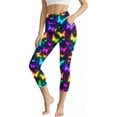 thumbnail image 1 of Aobny Skinny Leggings for Women Butterfly Yoga Leggings 7/8th Slim-Leg High Waisted Legging Boho Pants for Women, 1 of 8