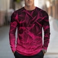 thumbnail image 1 of Aobny Teacher Tshirts Pink Workout Cotton Long Sleeve Shirts Graphic Pullover Big & Tall Crew Neck Tops,XXXXL, 1 of 5