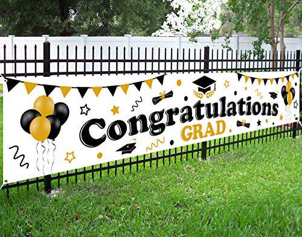 Aoboco Graduation Banner Party Supplies Grad Congrats Class of 2021