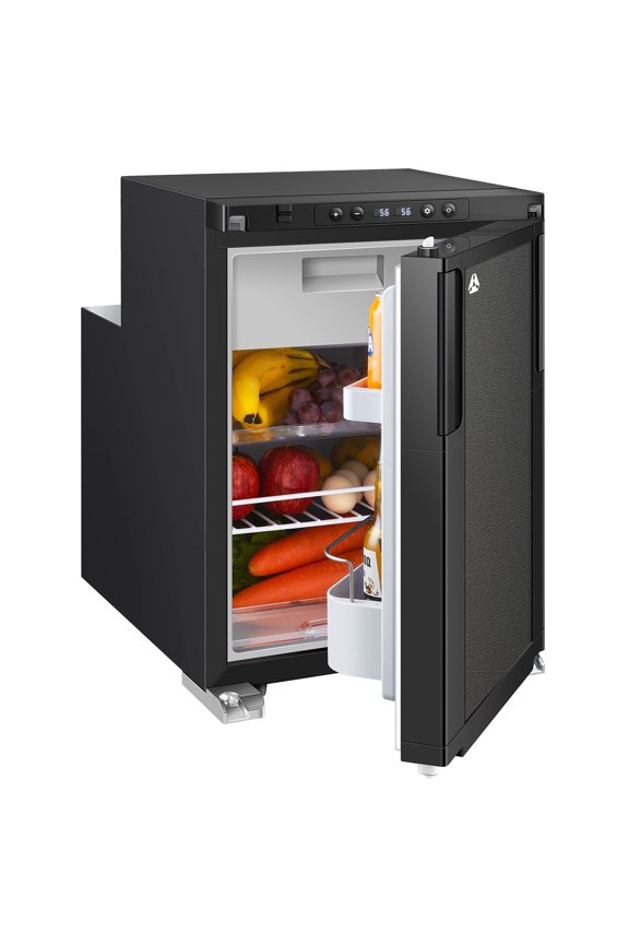 Upgraded 12 Volt Car Refrigerator, 50L(1.76cu.ft) RV Fridge and Freezer, RV Refrigerator APP Control with Lock, (-4℉-46℉) Fridge Freezer 12/24V DC for Truck, RV, Camping, Travel