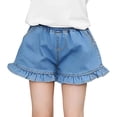 thumbnail image 1 of Aocisk Girls Shorts Trendy for Everyday Wear Comfortable Stylish Casual Spring Summer Activities Girls Shorts Sky Blue 9-10 Years, 1 of 9
